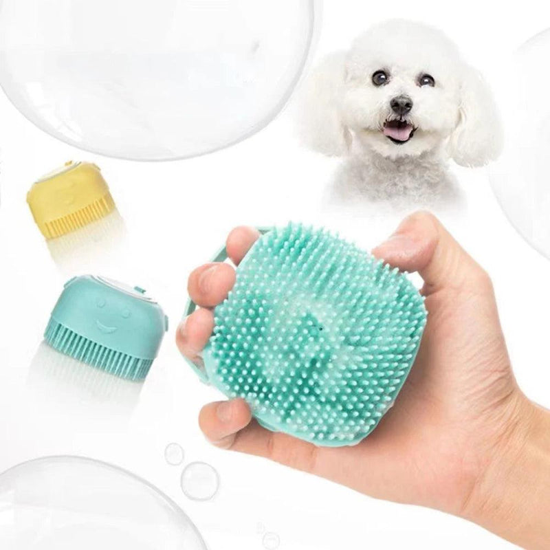 Escova de Banho Massageadora para Pets